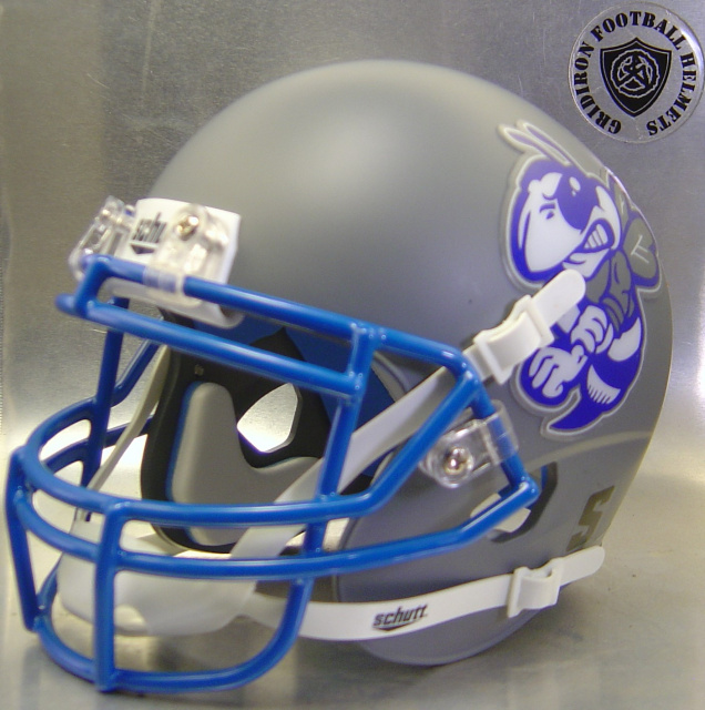 Savannah Blue Jackets HS 2016 (GA) Dark Matte Gray Helmet